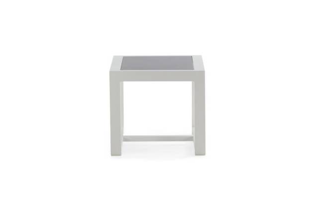 Rubin Table de salon aluminium 60x60 cm 2