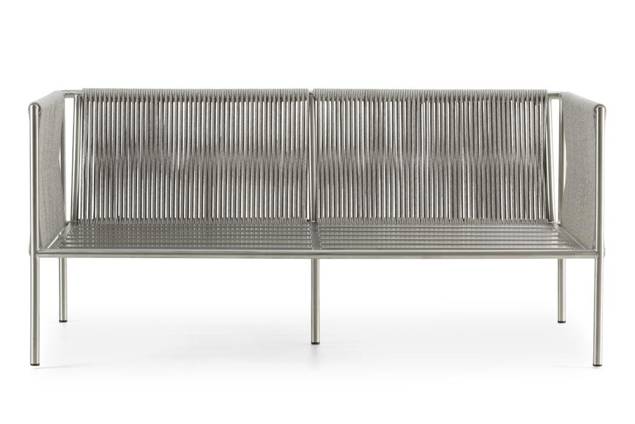 Rügen Ensemble lounge de jardin acier inoxydable 21