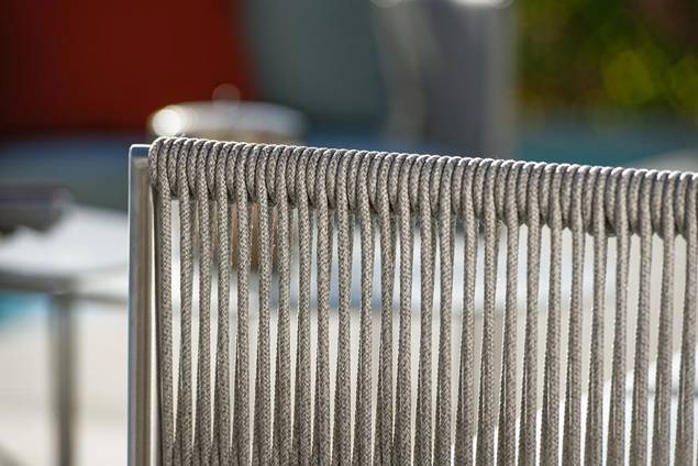 Rügen 3er Loungebank Edelstahl 6