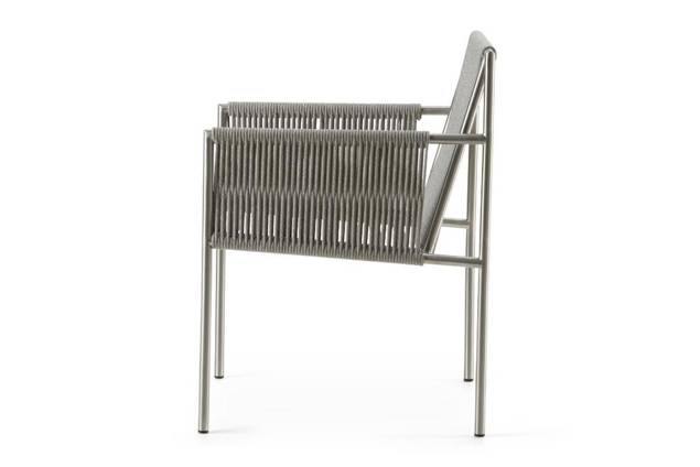 Rügen Chaise de jardin acier inoxydable 9