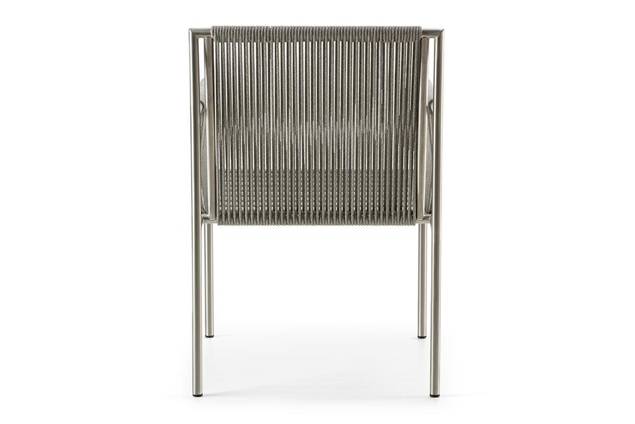 Rügen Chaise de jardin acier inoxydable 11