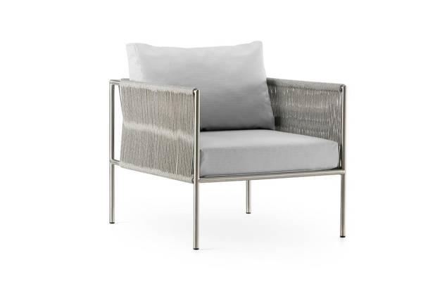 Rügen Fauteuil lounge acier inoxydable 1