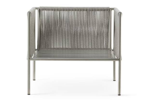 Rügen Fauteuil lounge acier inoxydable 4