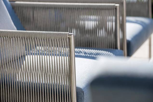 Rügen Fauteuil lounge acier inoxydable 7