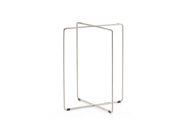 Rügen Table de salon ronde acier inoxydable Ø 70 cm 3