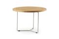 Rügen Loungetisch rund Edelstahl, Höhe 45 cm