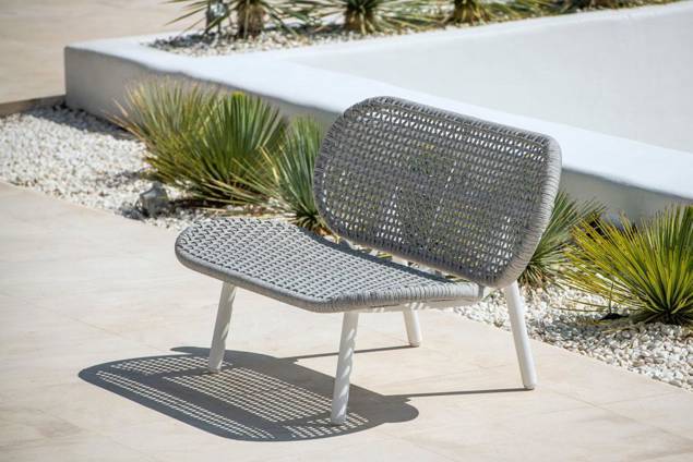 San Diego Banc de lounge 2 places aluminium  5
