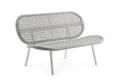 San Diego 2er Loungebank Aluminium
