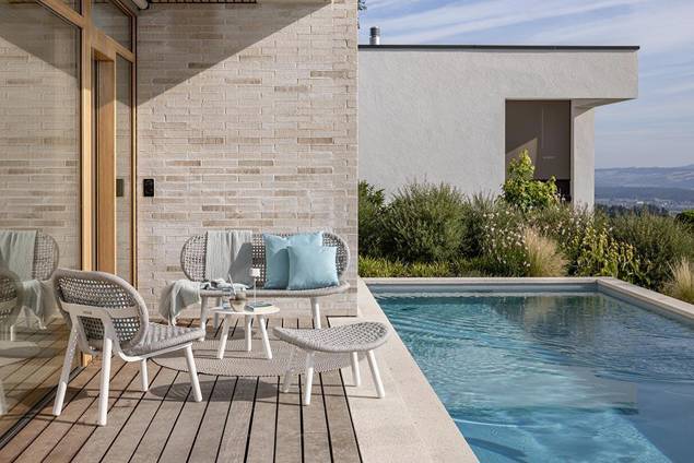 San Diego Loungesessel Aluminium 6