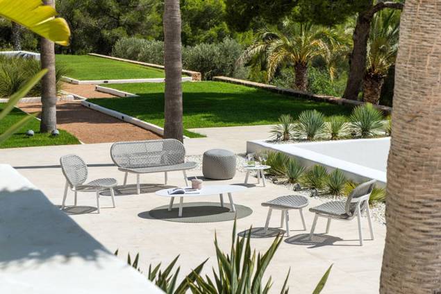 San Diego Table de salon aluminium Ø 45 cm 2