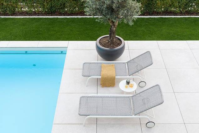 San Diego Table de salon aluminium Ø 45 cm 3