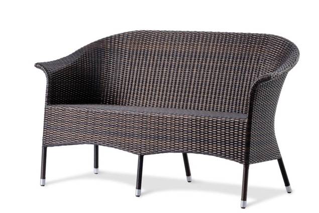 San Remo II Gartenbank Rattan