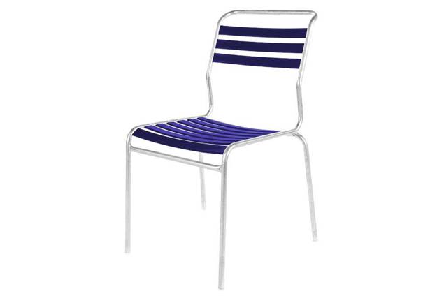 Säntis Chaise de jardin empilable acier