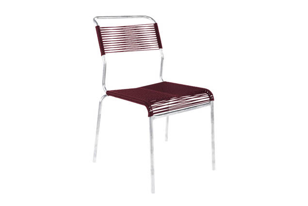 Säntis Fauteuil d'extérieur empilable acier