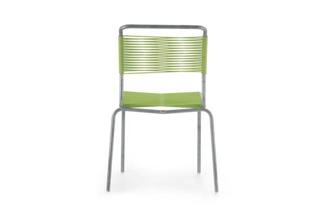 Säntis Chaise de jardin empilable acier 2