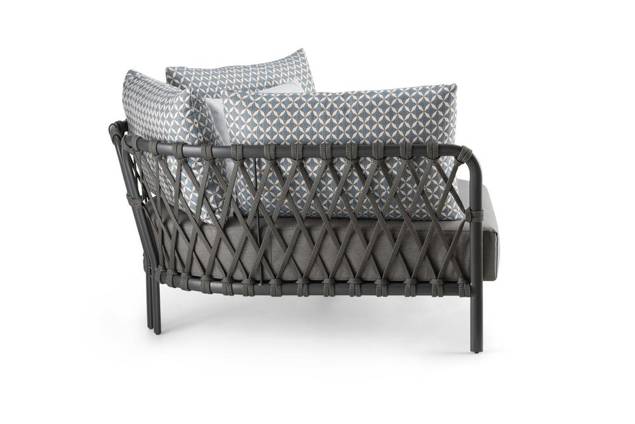 Santorini Loungeecke XL Aluminium 2