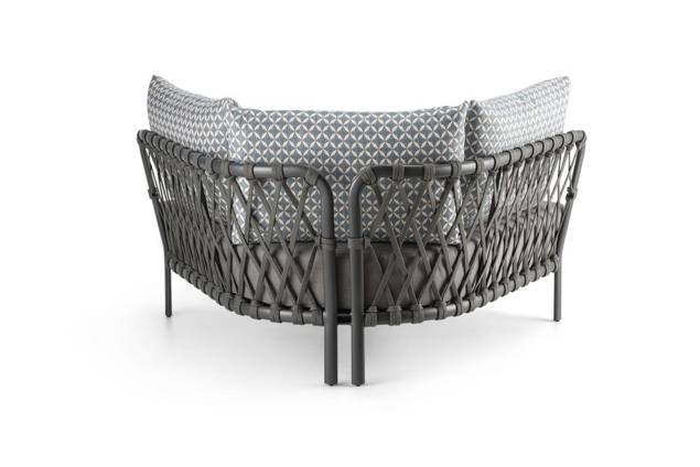 Santorini Loungeecke XL Aluminium 3