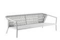 Seattle Banc lounge 2.5 places aluminium