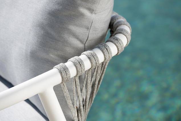 Seattle 2.5er Loungebank Aluminium 9