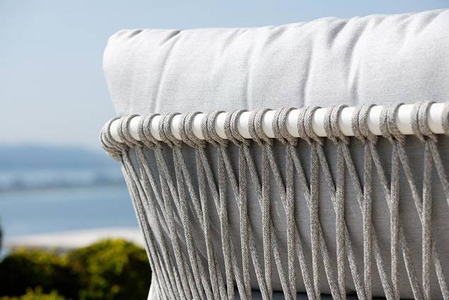 Seattle 2.5er Loungebank Aluminium 11