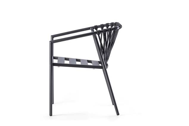 Seattle Gartenstuhl stapelbar Aluminium 2