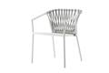 Seattle Chaise de jardin empilable aluminium
