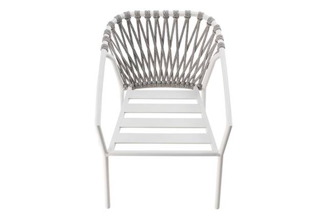 Seattle Gartenstuhl stapelbar Aluminium 6