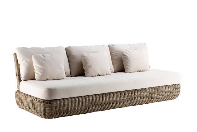 Siena Banc lounge 3 places rotin 1