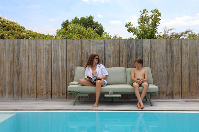 Sorrento Multifunktionsliege Aluminium 2