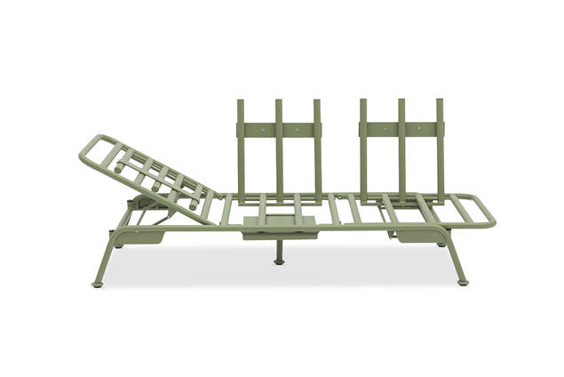 Sorrento Multifunktionsliege Aluminium 9