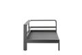 Split 2er Loungebank links Aluminium 3