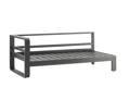 Split Banc lounge 2 places aluminium