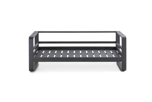 Split 2er Loungebank Aluminium 4