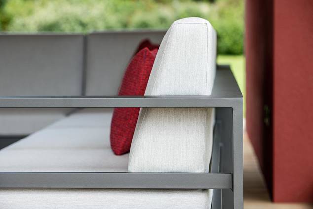 Split Banc de lounge 3 places aluminium 7
