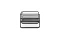 Split Loungesessel Aluminium 3