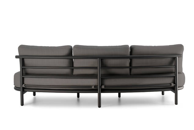 Taormina 3er Loungebank Aluminium 2
