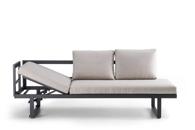 Tosca 3er Loungebank Aluminium 16