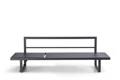 Tosca 3er Loungebank Aluminium 2