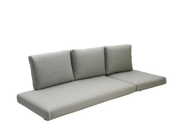 Tosca 3er Loungebank Edelstahl 7