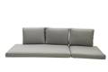 Tosca 3er Dininglounge Bank Edelstahl 6