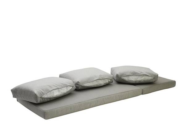 Tosca 3er Loungebank Edelstahl 9