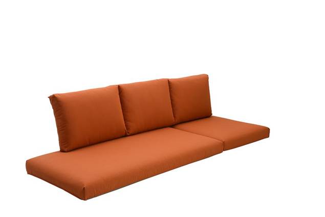 Tosca Banc lounge dînatoire 3 places aluminium 8