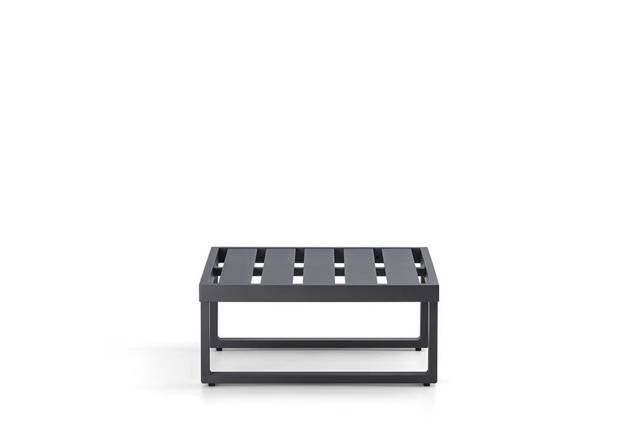 Tosca Loungehocker/Tisch Aluminium 2