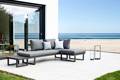 Tosca Loungehocker Aluminium 9