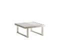 Tosca Loungehocker Edelstahl 1