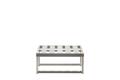 Tosca Loungehocker Edelstahl 2
