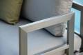 Tosca Loungehocker Edelstahl 11