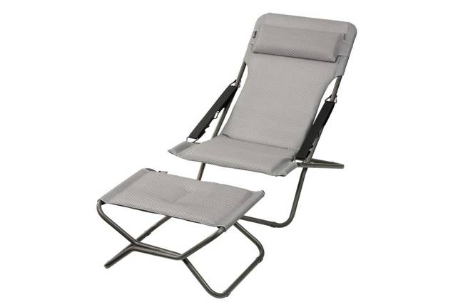 Transabed Chaise de jardin pliant acier 2