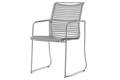 Valencia Chaise de jardin empilable acier inoxydable