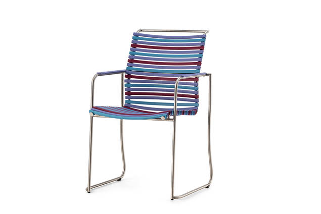 Valencia Chaise de jardin  empilable acier inoxydable